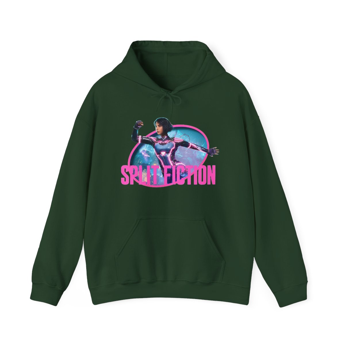 chingenuity Split Fiction Merch Hoodie fashion trend long sleeved round neck pullover, Adult, Size: Medium - alternate angle 5, merchandise