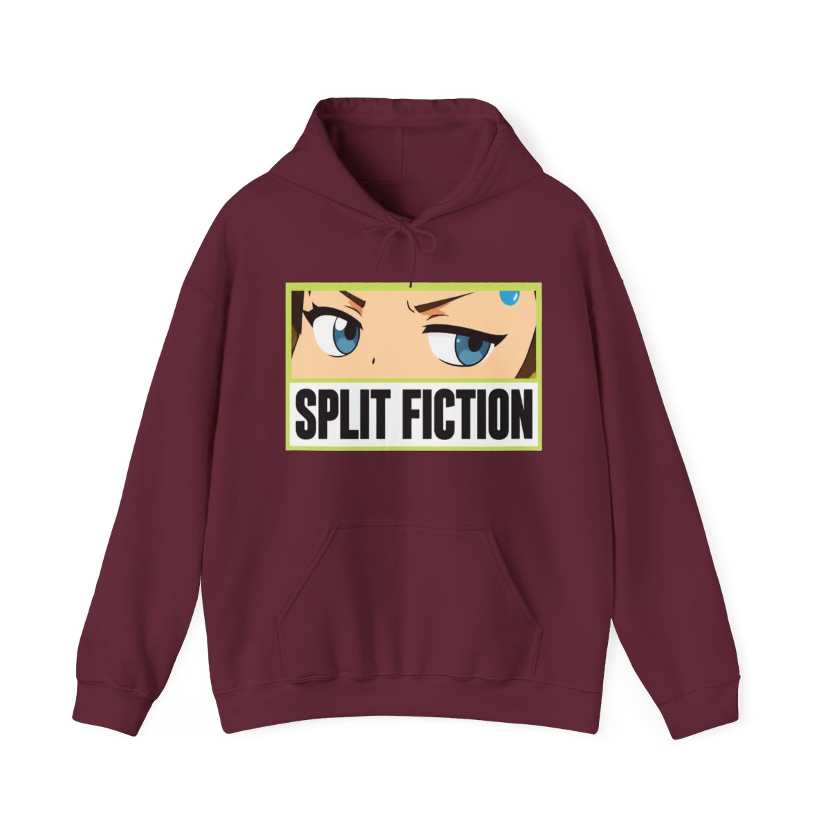 View Split Fiction Chibi Zoe Eyes Hoodie (Black) details - alternate angle 3, merchandise