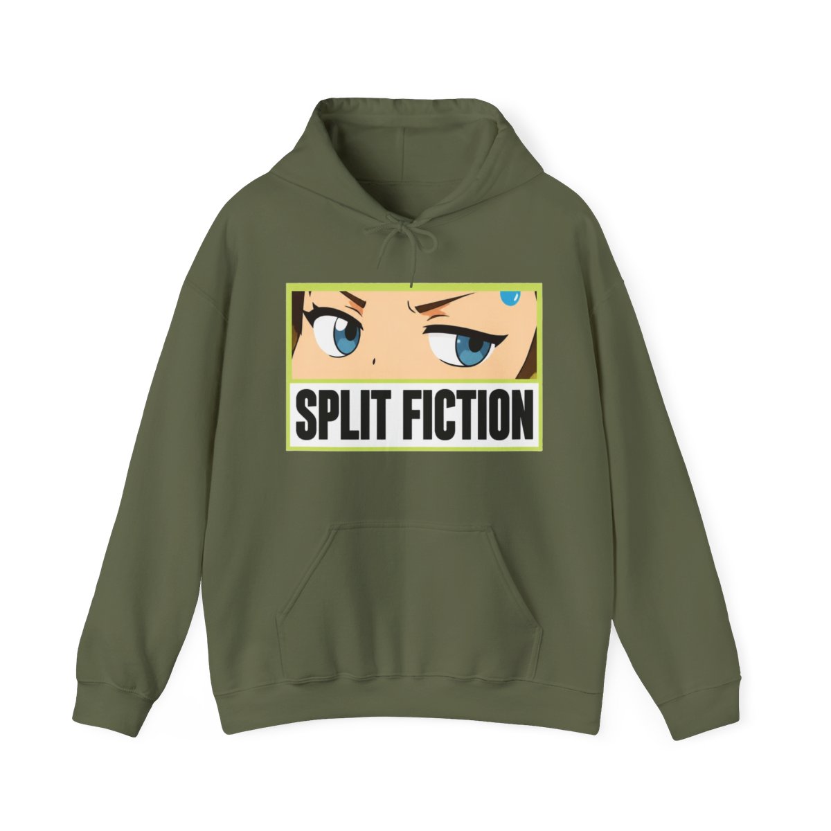 View Split Fiction Chibi Zoe Eyes Hoodie (Black) details - alternate angle 4, merchandise