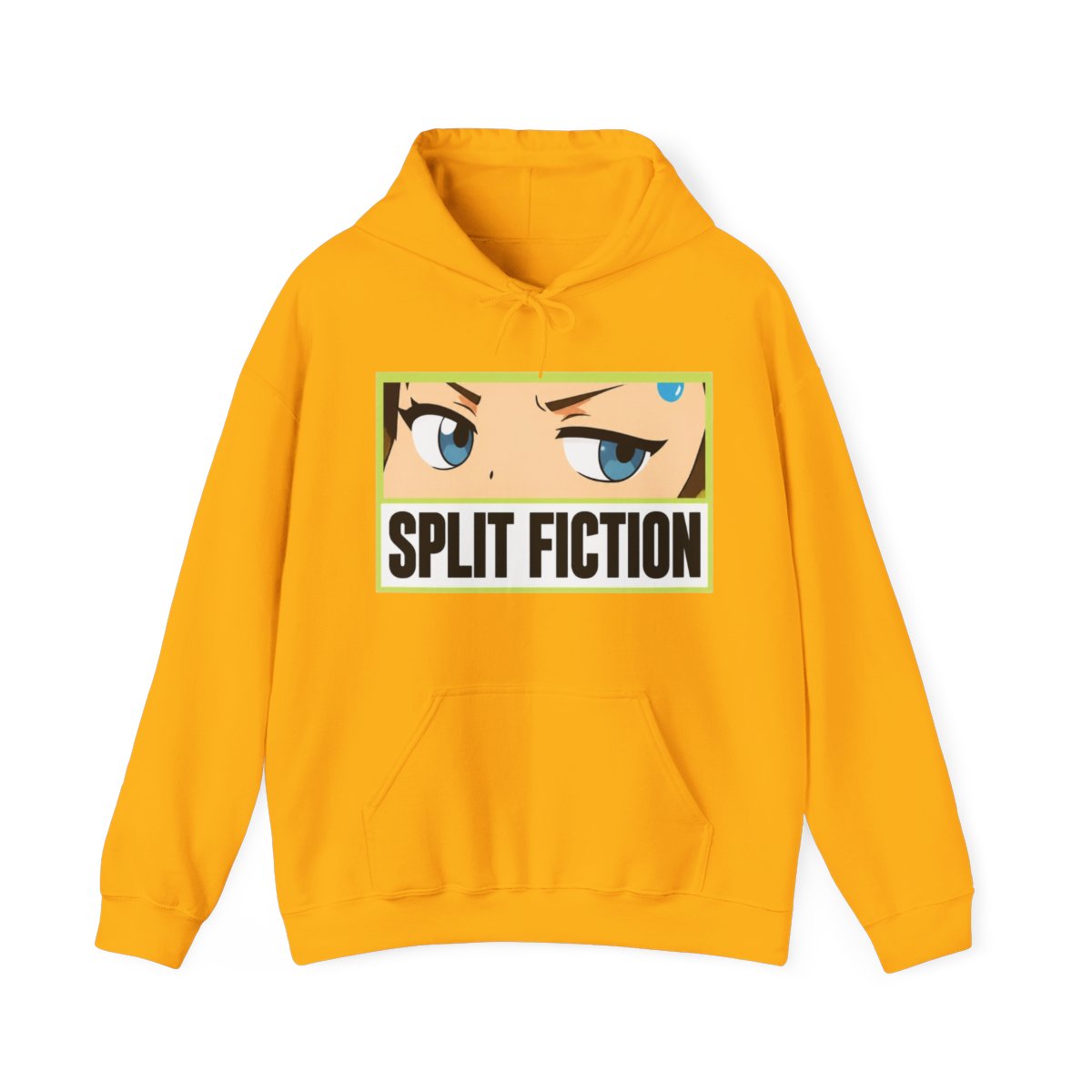 View Split Fiction Chibi Zoe Eyes Hoodie (Black) details - alternate angle 2, merchandise