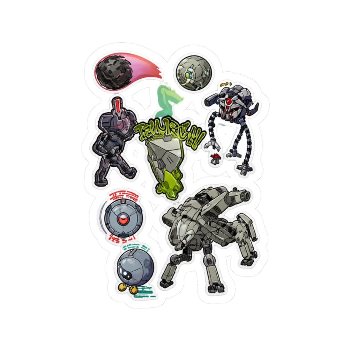 View Split Fiction Sticker Pack Tech Savvy details - alternate angle 3, merchandise
